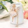 Flower fairy, water diamond, Butterfly Fairy, key chain, Angel, car pendant, decoration, small gift Application Scenario